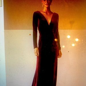 Gorgeous Velvet long dress - perfect for mother of bride or special event